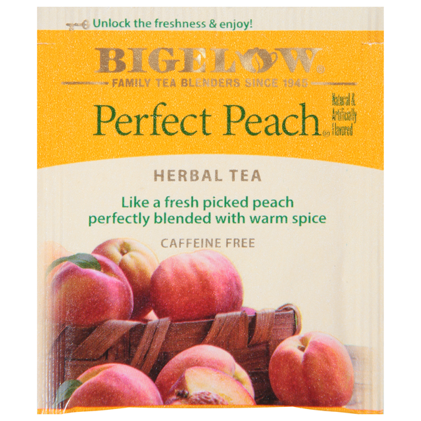 Bigelow Perfect Peach Caffeine Free Herbal Tea