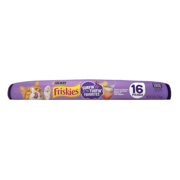 Purina Friskies Comida Seca para Gatos, Favoritos Surfin' & Turfin'