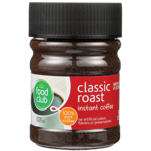 Café Instantáneo Food Club Classic Roast 100%