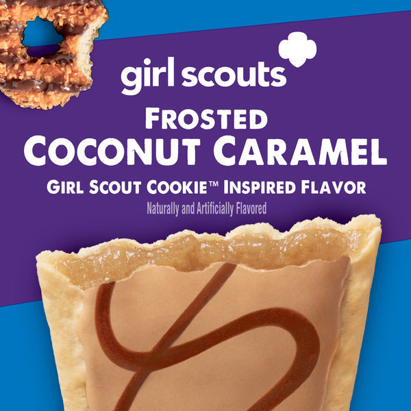 Pop-Tarts Girl Scouts Pâtisseries enrobées de caramel à la noix de coco, 8 unités