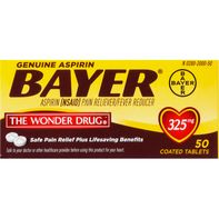 Bayer Aspirin 325 mg Coated Tablets