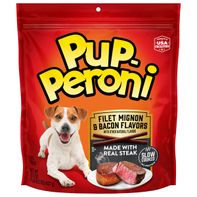 Pup-Peroni Filet Mignon y Sabor a Tocino para Perros
