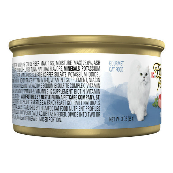 Purina Fancy Feast Comida Húmeda para Gatos Sin Granos - Receta de Trucha y Atún