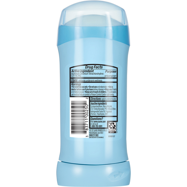 Déodorant antitranspirant en poudre solide invisible Suave
