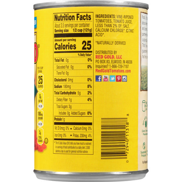 Tomates Diced Petite Red Gold - Calidad Premium