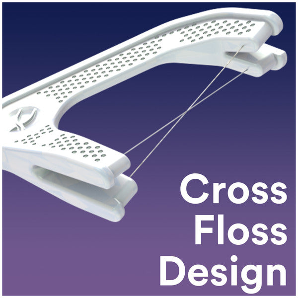 DenTek X-Shaped Flosser for Effective Plaque Control