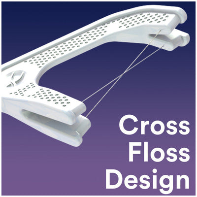 DenTek X-Shaped Flosser for Effective Plaque Control