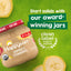 Happy Baby Organics Clearly Crafted Stage 2 Bananas & Strawberries 4 oz Jar