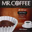 Filtros de café blancos Mr. Coffee para máquinas de 8-12 tazas