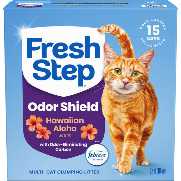 Fresh Step Odor Shield Multi Cat Clumping Litter - Hawaiian Aloha