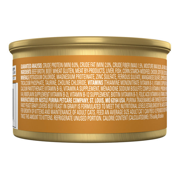 Purina Fancy Feast Gravy Lovers Boeuf Gourmet pour Chats