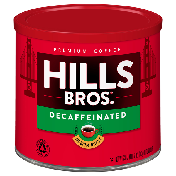 Café moulu décaféiné de Hills Bros. - Torréfaction moyenne