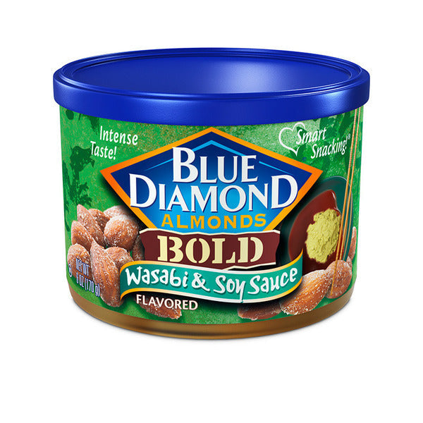 Almendras Blue Diamond Bold Wasabi y Salsa de Soja