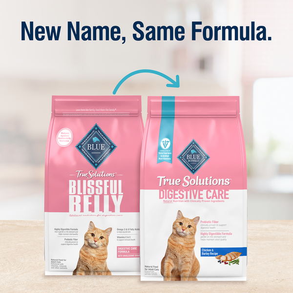 Blue Buffalo True Solutions Blissful Belly Croquettes pour Chats - Poulet