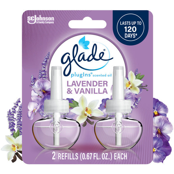 Recargas de Aceite Aromatizante Glade PlugIns - Lavanda y Vainilla