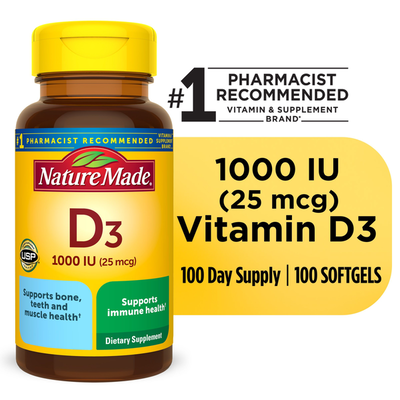 Nature Made Vitamina D3 1000 Softgel Líquido