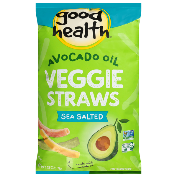 Bâtonnets de légumes au sel de mer à l'huile d'avocat Good Health