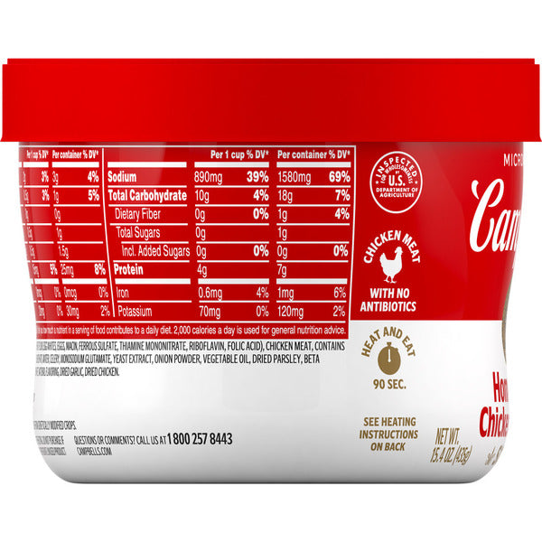 Soupe aux nouilles au poulet Campbell's Homestyle
