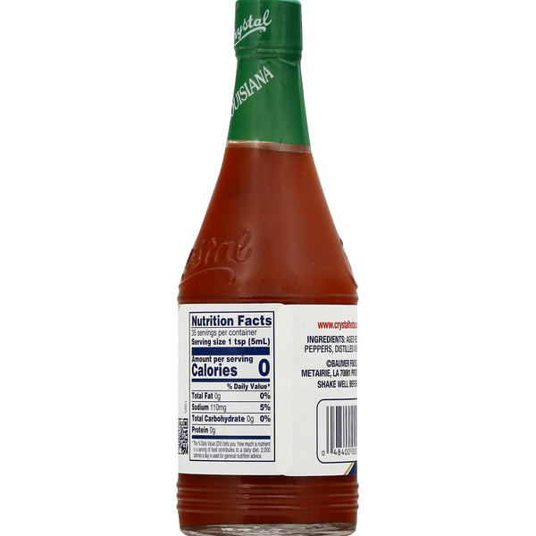 Sauce piquante Crystal - La pure saveur de la Louisiane