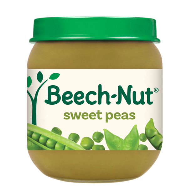 Aliments pour bébés Beech-Nut étape 2, petits pois, pot de 113 g