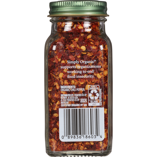 Piment Rouge Écrasé Bio Simply Organic
