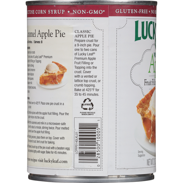 Lucky Leaf Premium Apple Fruit Filling or Topping