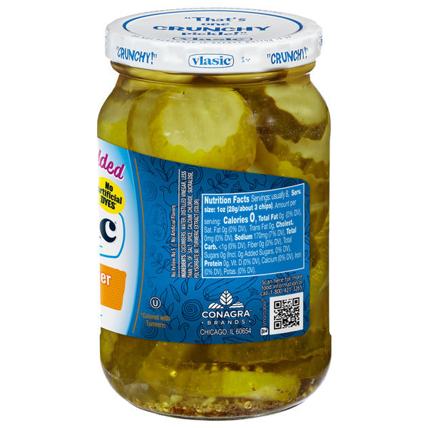 Vlasic No Sugar Added Bread & Butter Pickle Chips
