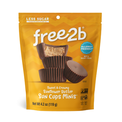 Mini Cups de Beurre de Tournesol Free2b