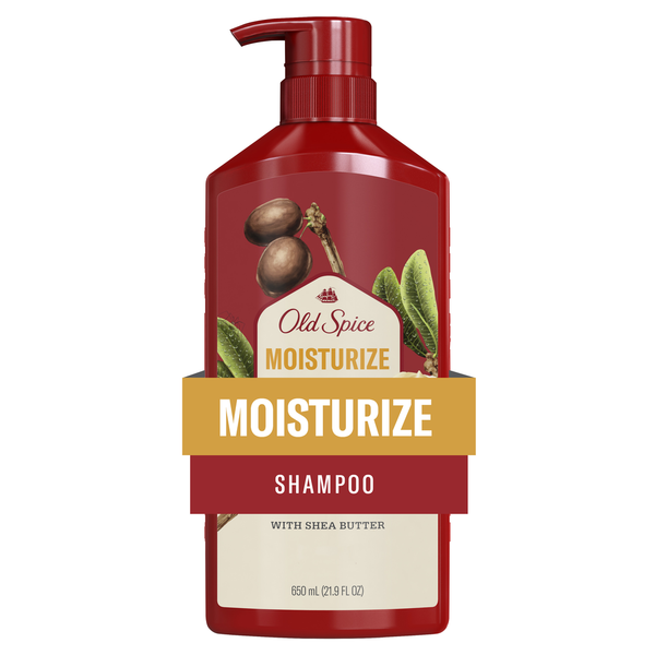 Old Spice Moisturize with Shea Butter Shampoo for Men