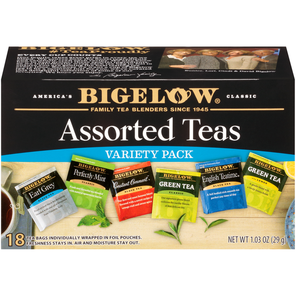 Bigelow Seis Tés Asortidos - Una Variedad Deliciosa