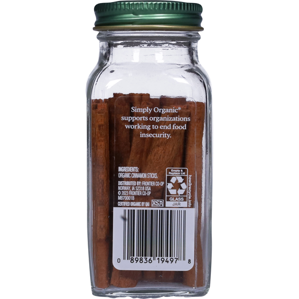 Bâtons de Cannelle Bio Simply Organic