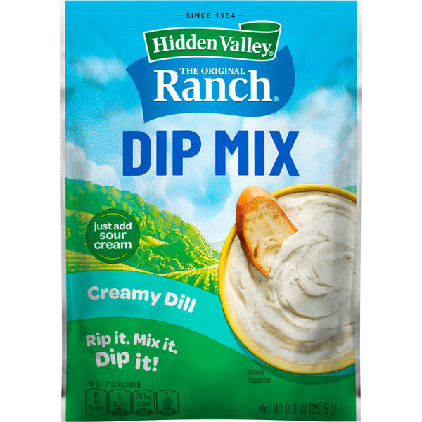 Mezcla para Dips Cremosos de Eneldo Ranch de Hidden Valley