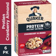 Avoine instantanée protéinée Quaker aux canneberges et aux amandes