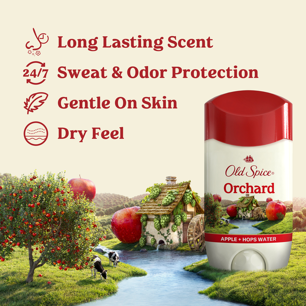 Déodorant Antitranspirant Old Spice pour Hommes - Parfum Verger