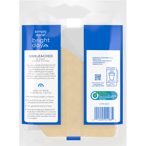 Filtros de café sin blanquear Simply Done