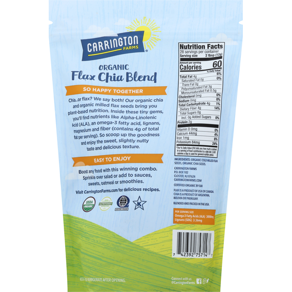 Carrington Farms Organic Flax Chia Blend