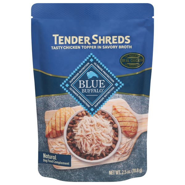 Garniture au poulet savoureux Blue Buffalo Natural Tasty dans un bouillon savoureux
