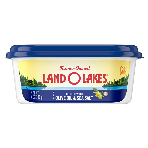 Beurre Land O Lakes avec Huile d'Olive et Sel de Mer