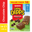 Barres de granola Quaker Chewy Dipps, pépites de chocolat - Pack