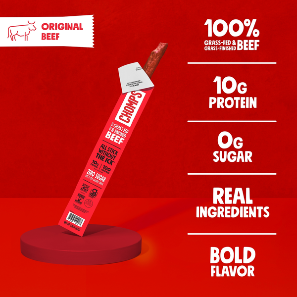 Chomps Grass-Fed Original Beef Stick