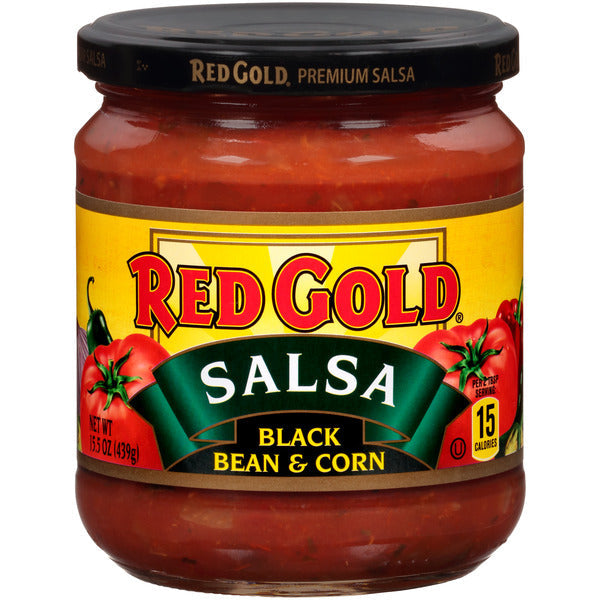 Salsa de Frijoles Negros y Maíz Rojo Gold