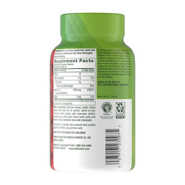 Vitafusion B-12 Gummies haute puissance