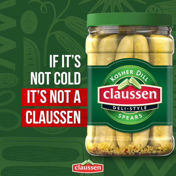 Especias de Pepinillos Claussen Kosher Dill Estilo Deli