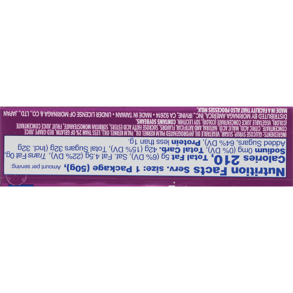 Hi-Chew Grape Fruit Chews - Bonbons délicieusement moelleux