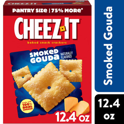 Cheez-It Smoked Gouda Baked Snack Crackers, 12.4 oz