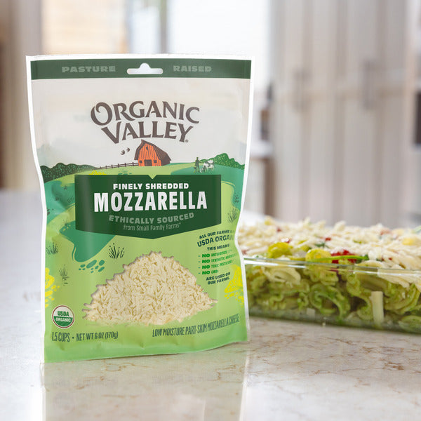 Fromage mozzarella finement râpé biologique Organic Valley®