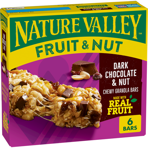 Nature Valley Dark Chocolate Nut Granola Bars