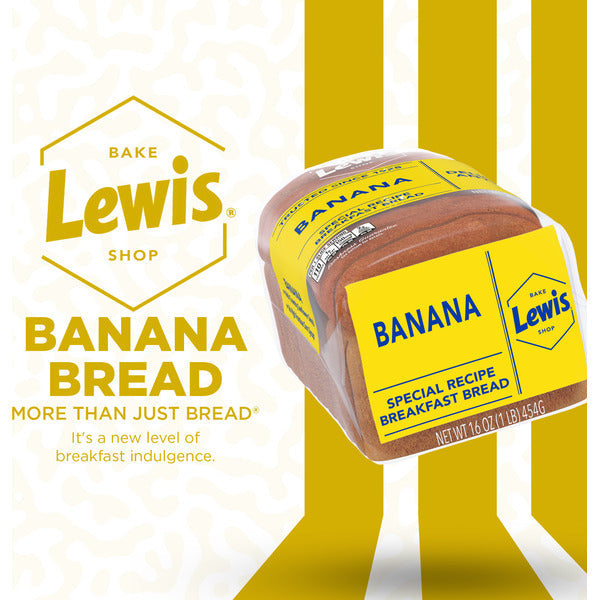 Pain de Banane pour le Petit Déjeuner de Lewis Bake Shop