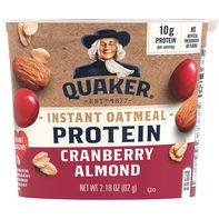 Flocons d'avoine instantanés Quaker, Cranberry Amande, Protéine