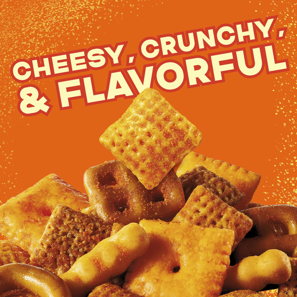 Chex Mix Mélange de Snacks au Cheddar en Tub